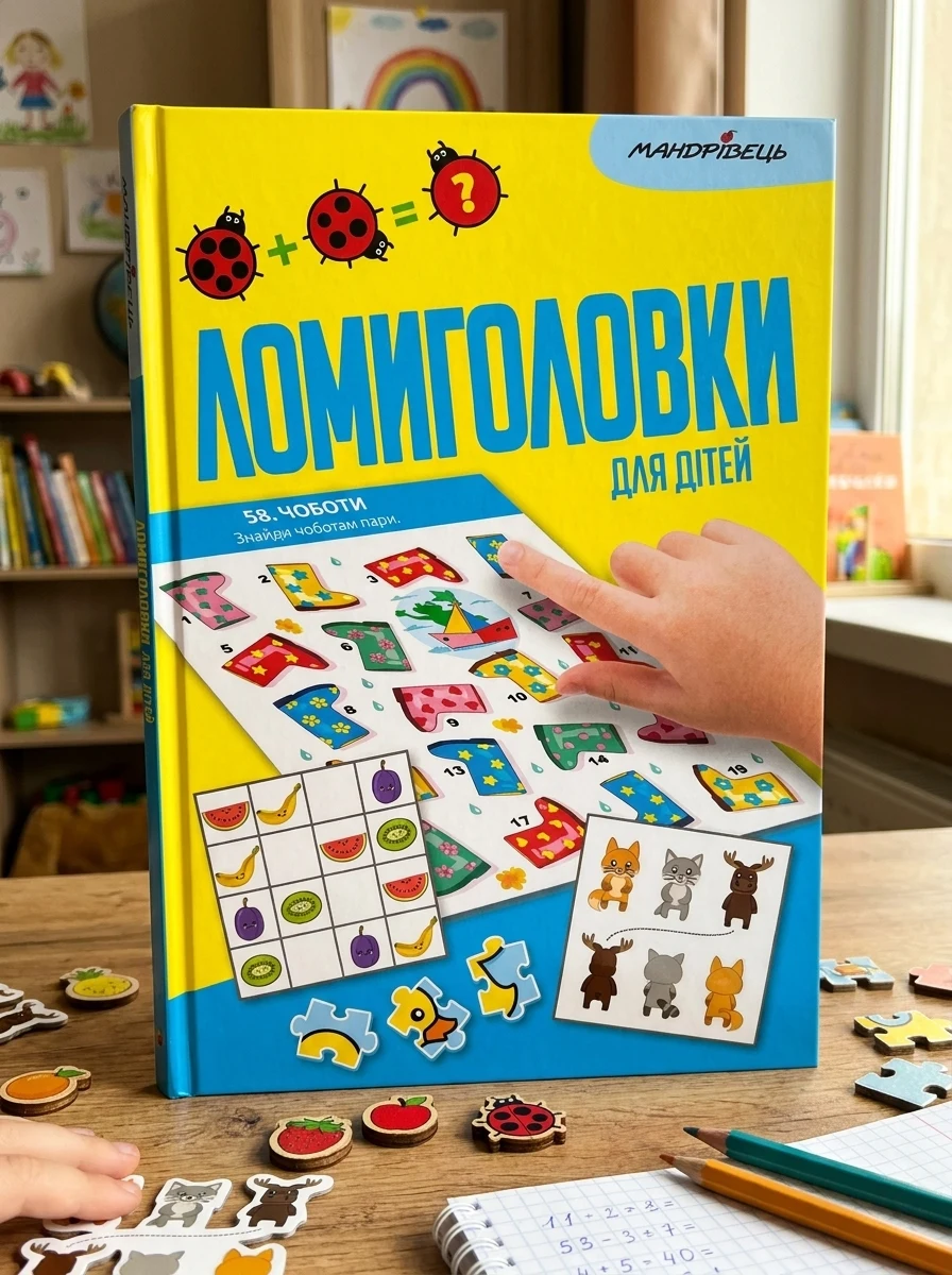 Ломиголовки для дітей — Розвивальні книги