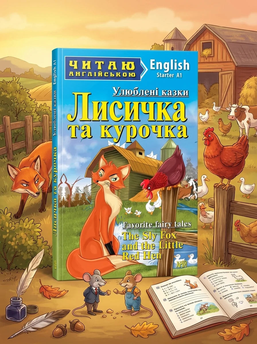 Лисичка та курочка / The Sly Fox and the Little Red Hen — фото 2