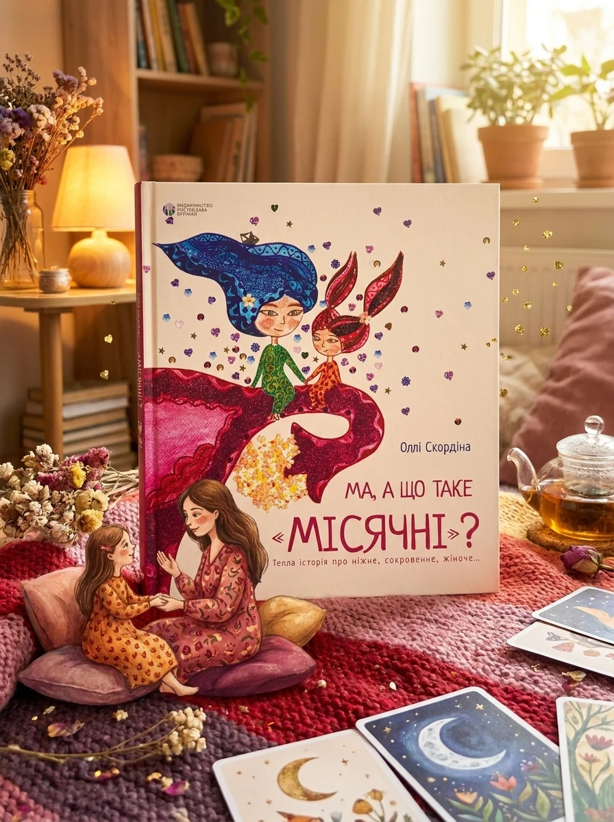 Ма, а що таке «місячні». Тепла історія про ніжне, сокровенне жіноче...