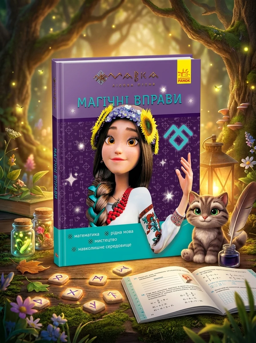 Магічні вправи. Мавка. Світ навколо — Розвивальні книги