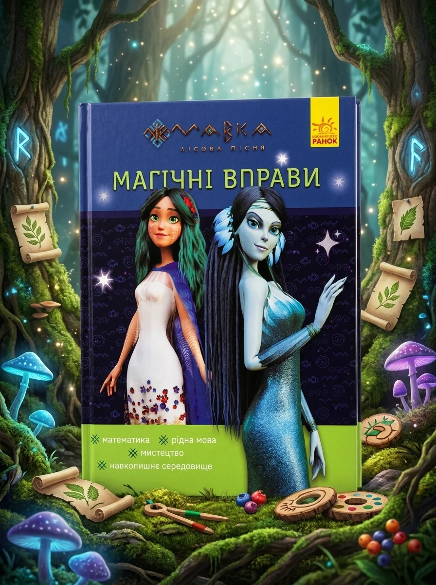 Магічні вправи. Мавка. Таємниці знань — Розвивальні книги