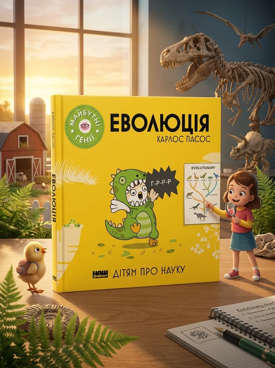 Майбутні генії. Еволюція — Пізнавальні книги для дітей
