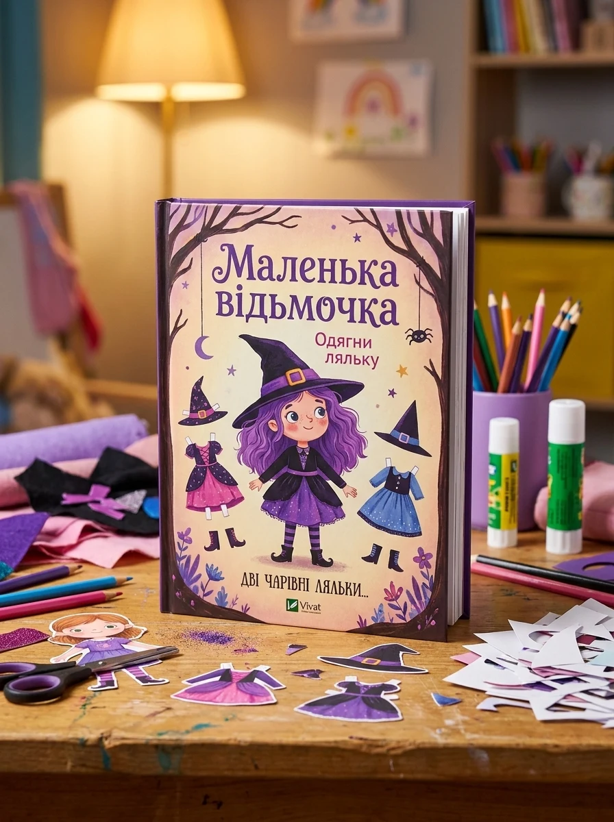 Одягни ляльку. Маленька відьмочка | купити книгу онлайн