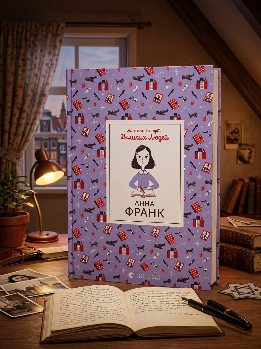 Маленькі історії Великих Людей. Анна Франк — Пізнавальні книги для дітей