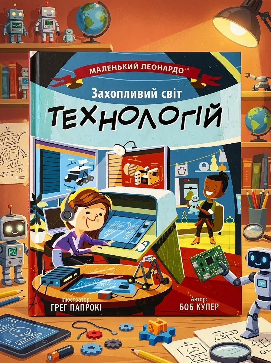 Маленький Леонардо. Захопливий світ технологій | купити книгу онлайн