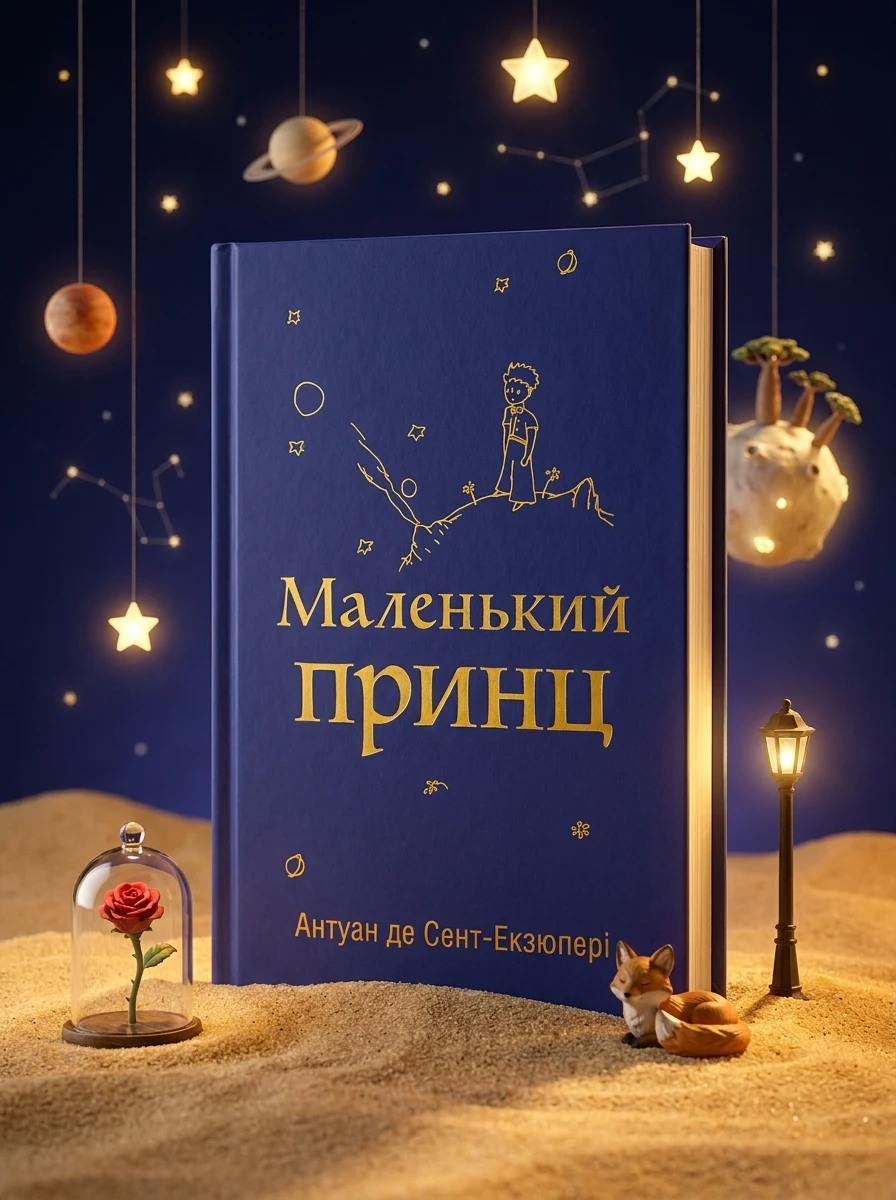 Маленький принц (з малюнками автора) — Дитяча фантастика