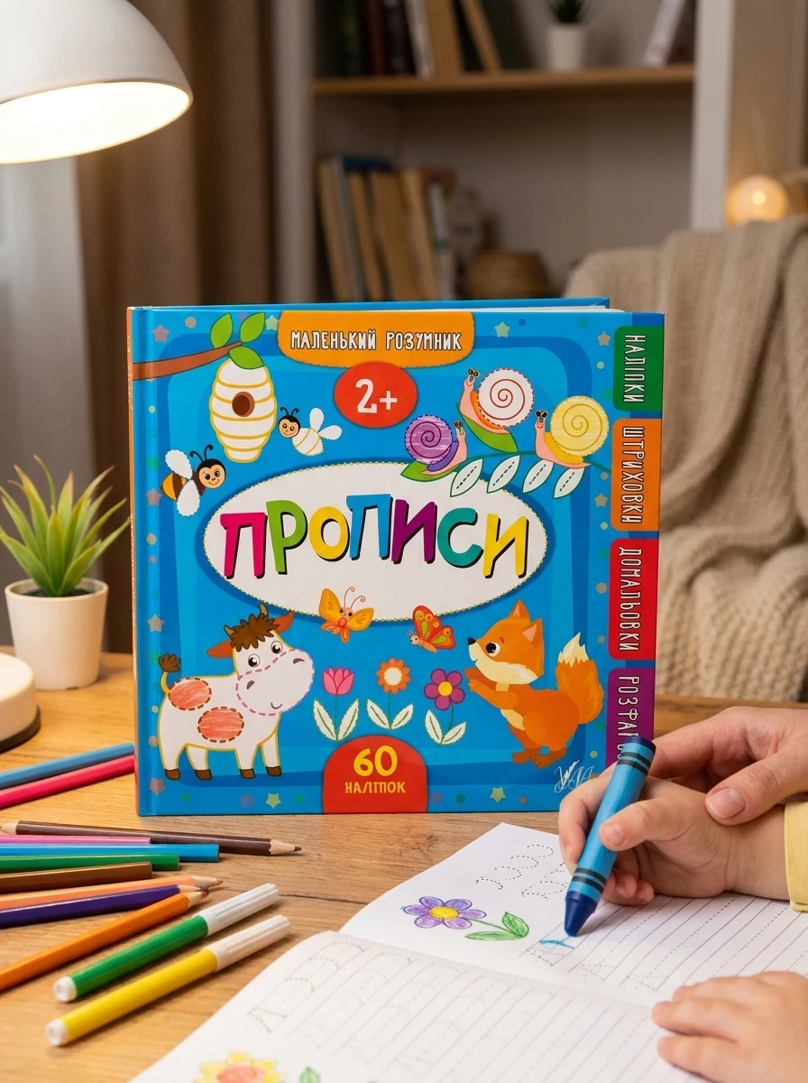 Маленький розумник. Прописи. Від 2 років — Розвивальні книги