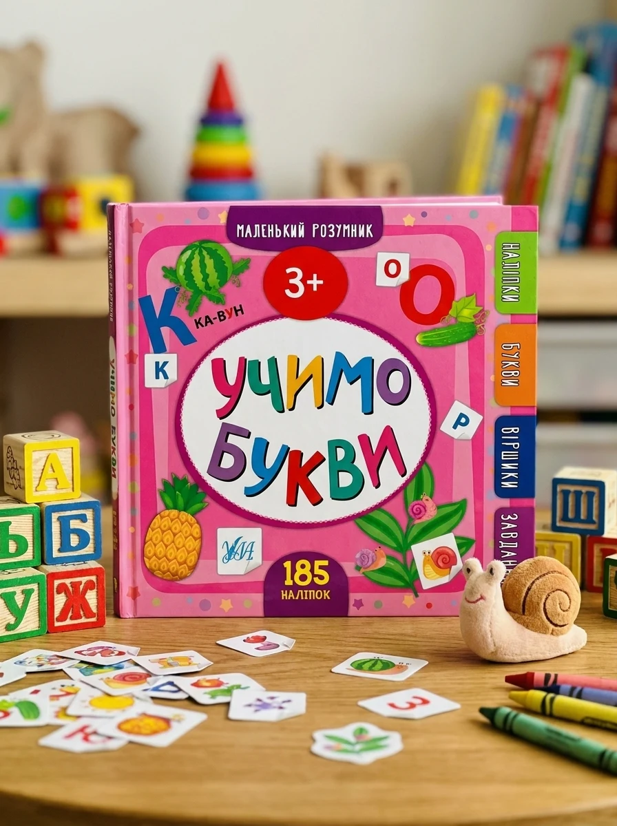 Маленький розумник. Учимо букви. Від 3 років — Розвивальні книги