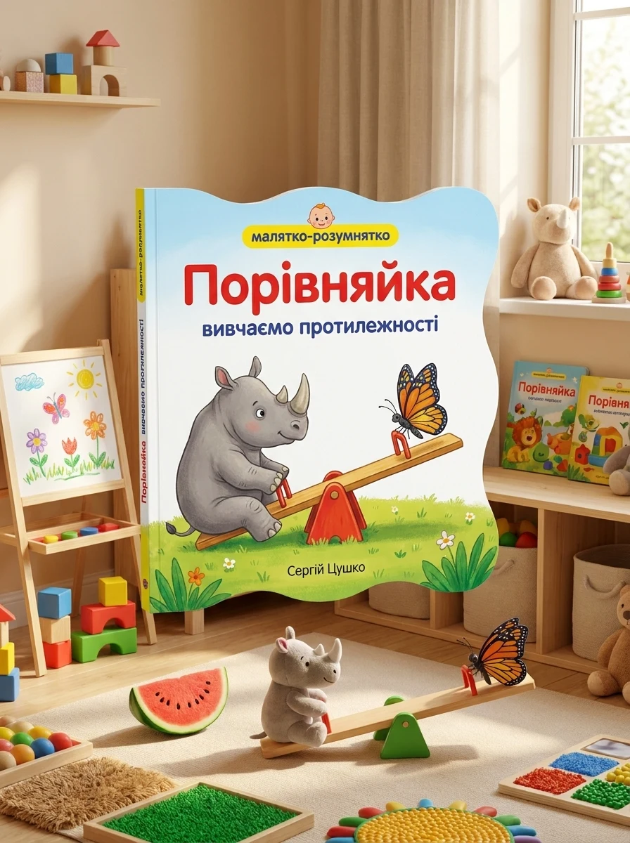 Малятко-розумнятко. Порівняйка. Вивчаємо протилежності — фото 2