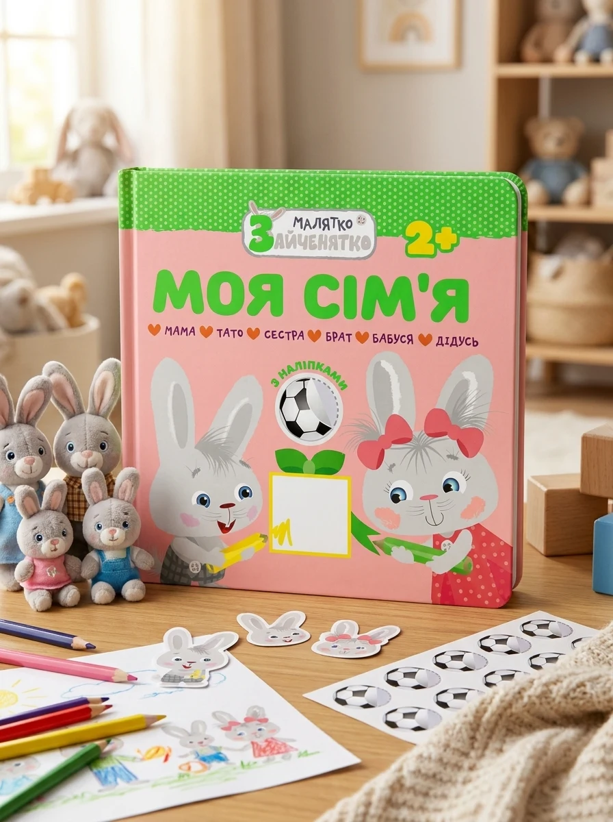 Малятко-зайченятко. Моя сім'я. Від 2 років — фото 2