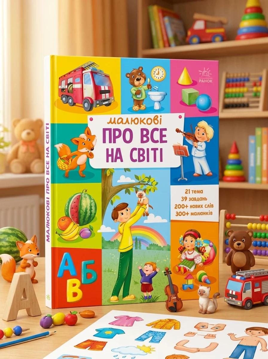Малюкові про все на світі. Від 1 року — Дитячі енциклопедії