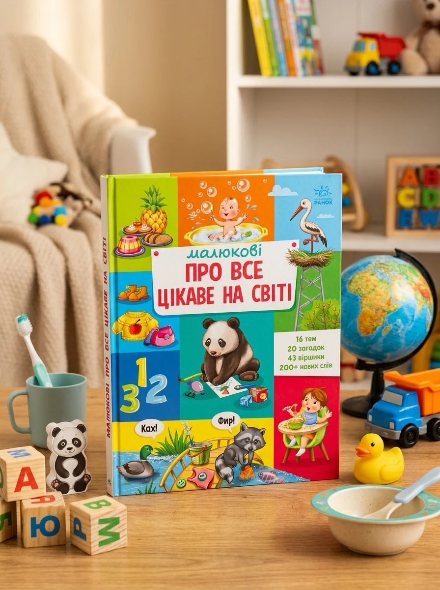 Малюкові про все цікаве на світі — Пізнавальні книги для дітей