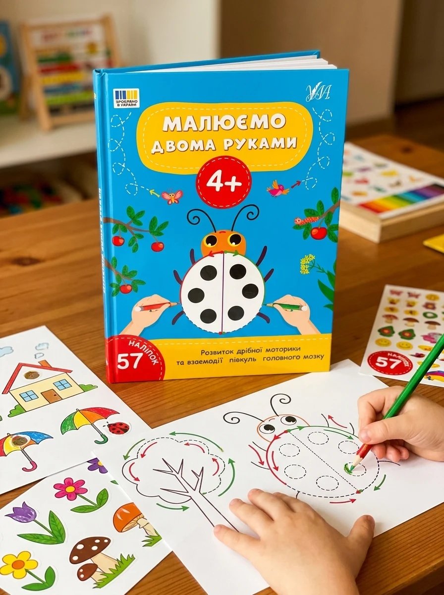 Малюємо двома руками. Від 4 років — Розвивальні книги