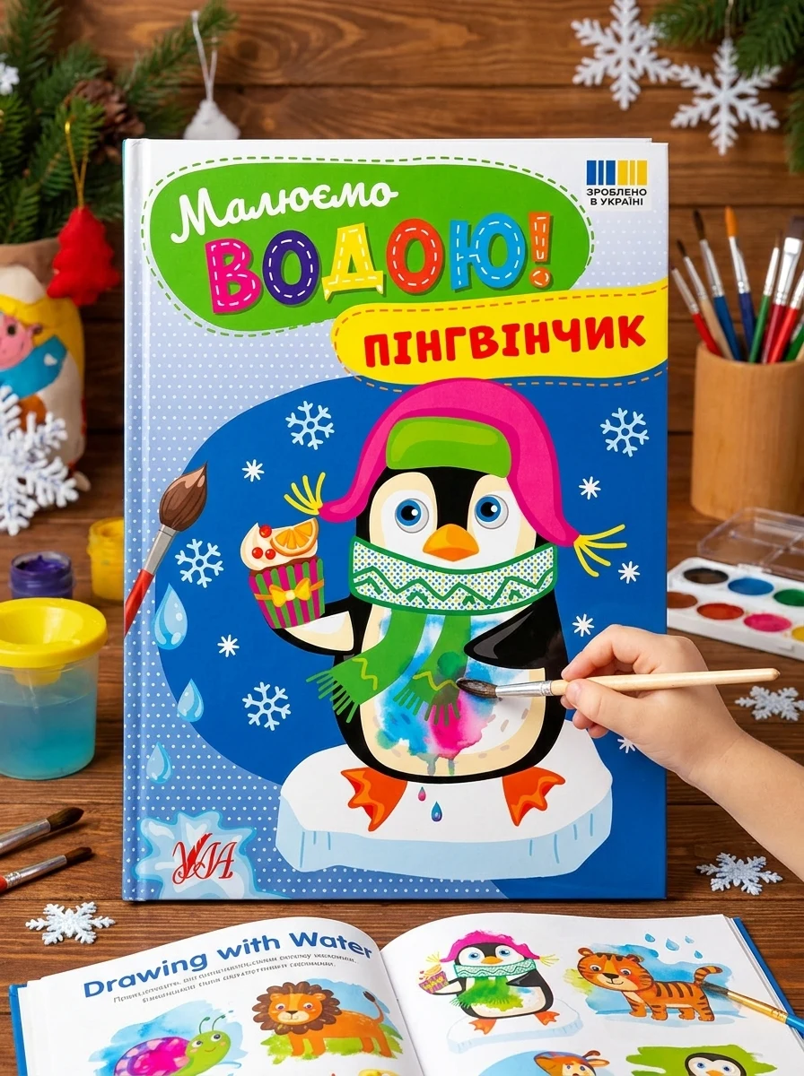 Малюємо водою! Пінгвінчик — фото 2