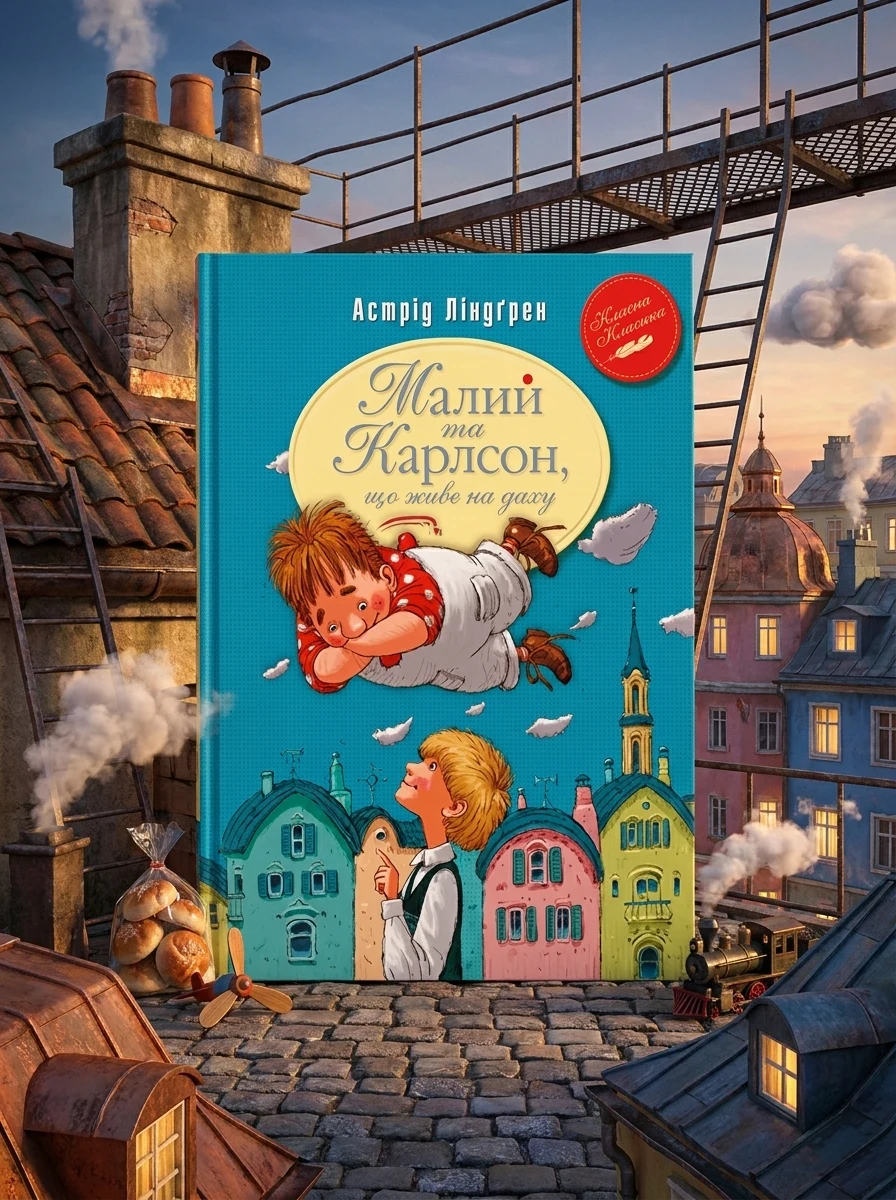 Малий та Карлсон, що живе на даху