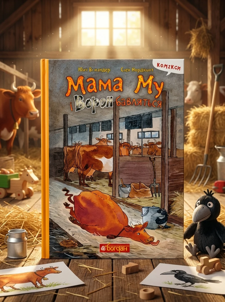 Мама Му і Ворон бавляться | купити книгу онлайн
