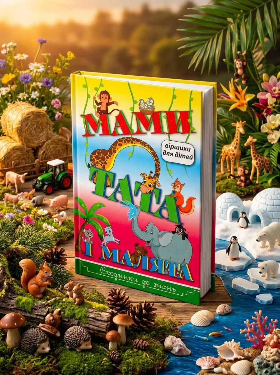 Мами, тата і малята. Віршики для дітей