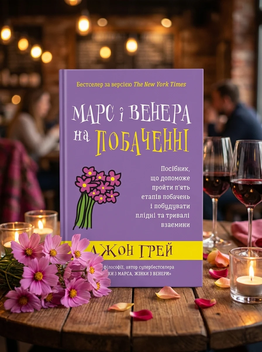 Марс і Венера на побаченні. Посібник, що допоможе пройти п’ять етапів побачень і побудувати плідні та тривалі взаємини | купити книгу онлайн