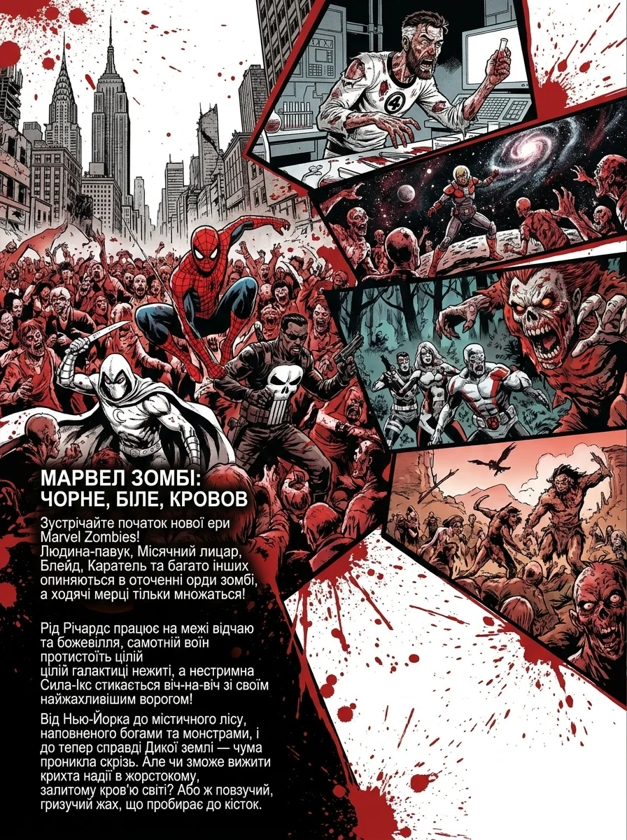 Marvel Зомбі. Чорне, Біле, Кров. Випуск 1 (обкладинка C) — фото 2