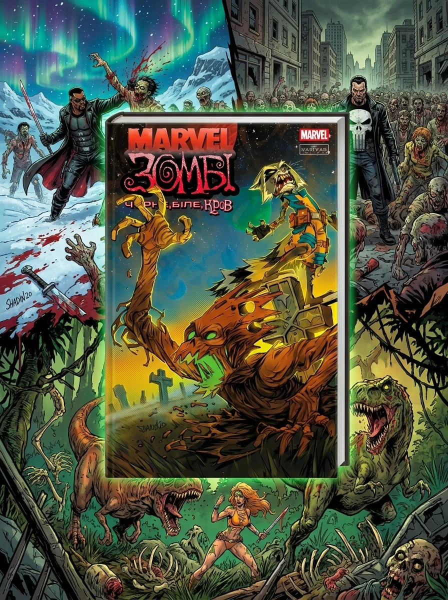 Marvel Зомбі. Чорне, Біле, Кров. Випуск 4 (обкладинка B) — Marvel