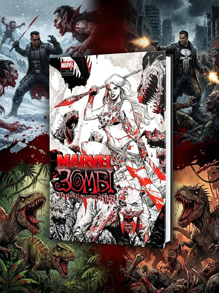 Marvel Зомбі. Чорне, Біле, Кров. Випуск 4 (обкладинка D) — Marvel