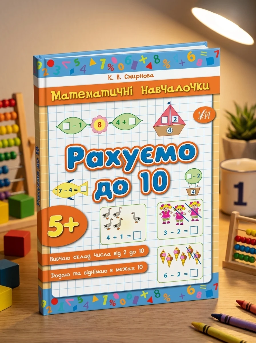 Математичні навчалочки. Рахуємо до 10. Від 5 років — Підготовка до школи