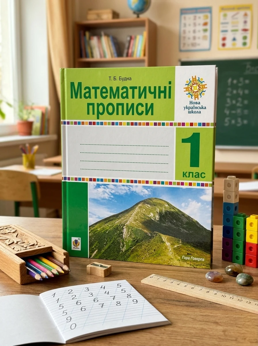 Математичні прописи. 1 клас | купити книгу онлайн