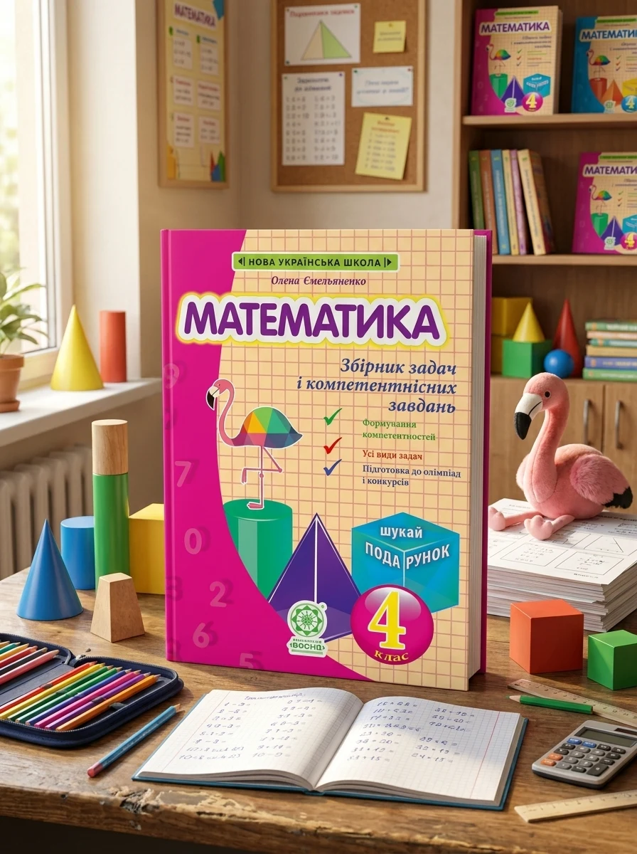 Математика. Інтегрований задачник-тренажер. 4 клас НУШ — Розвивальні книги
