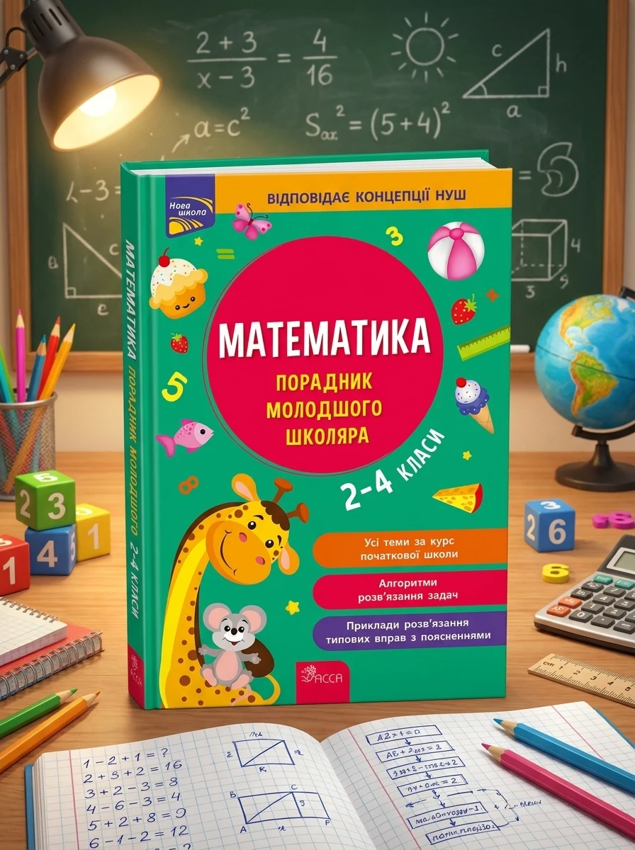Математика. Порадник молодшого школяра. 2-4 класи — Розвивальні книги