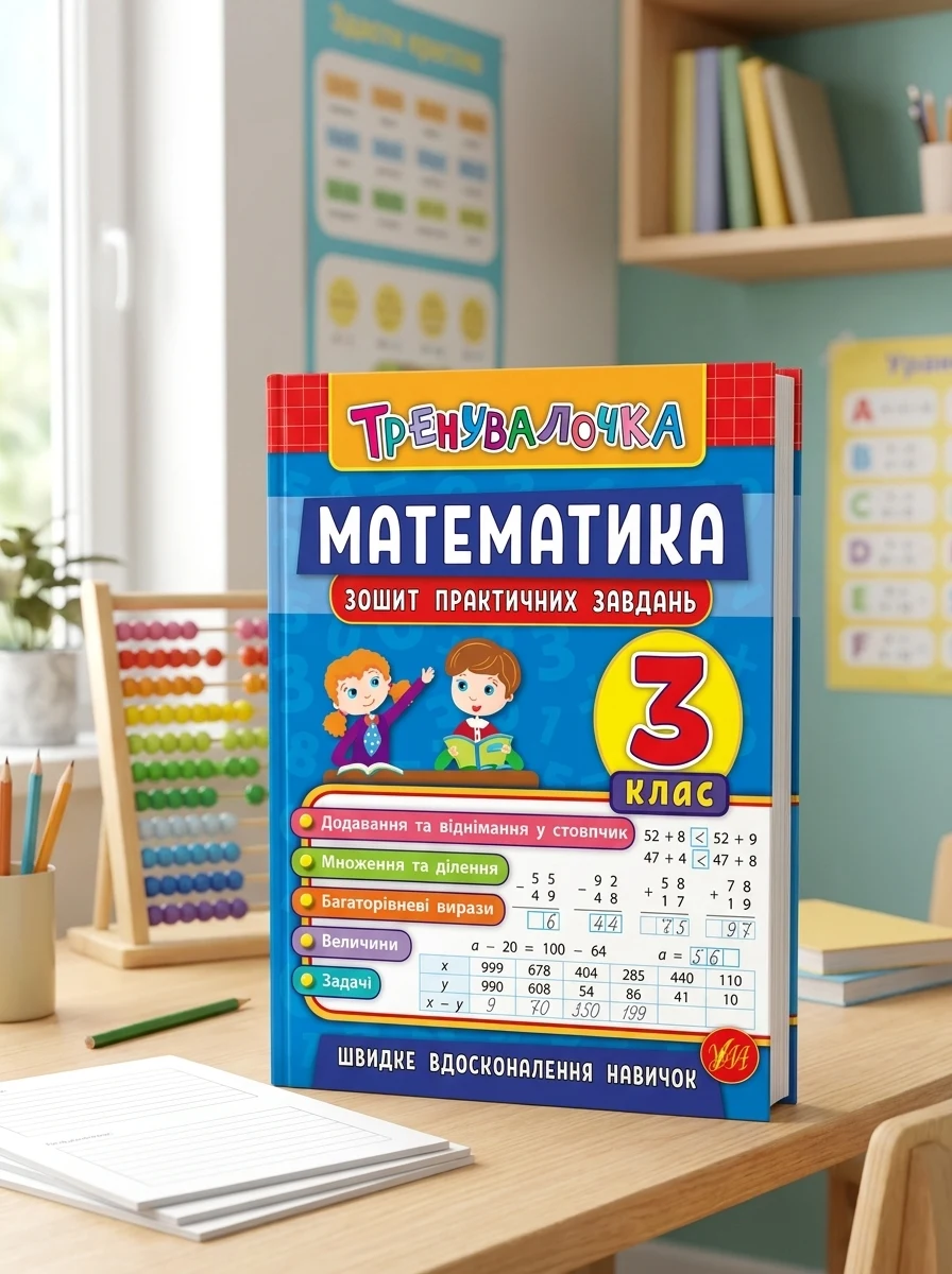Математика. Тренувалочка. Зошит практичних завдань. 3 клас — Підготовка до школи