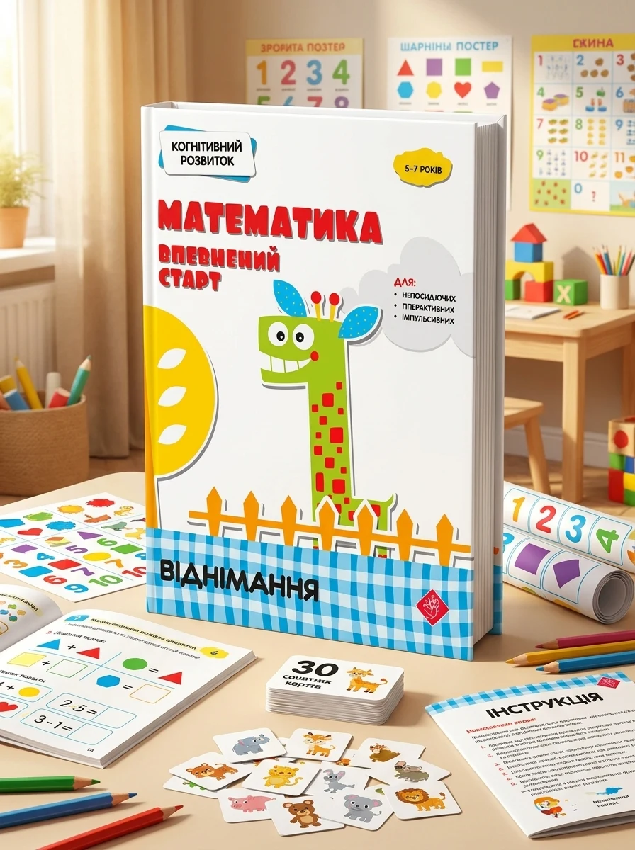 Математика: впевнений старт. Віднімання — Розвивальні книги