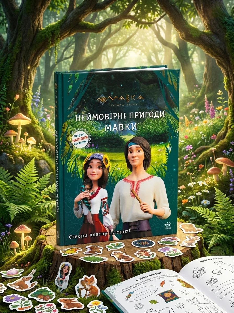 Мавка. Світ наліпок. Неймовірні пригоди Мавки — Книги з наліпками
