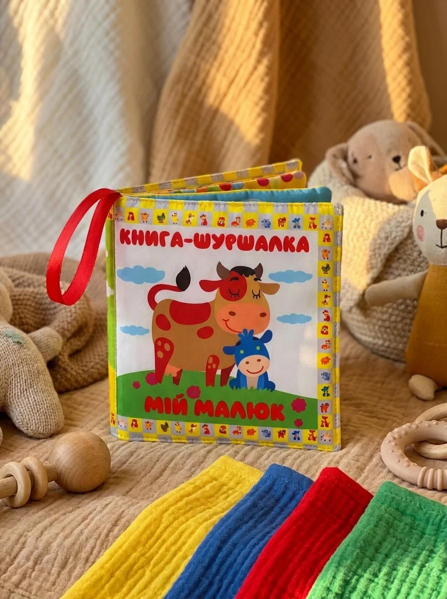 М’яка книжка «Мій малюк» — Книги-іграшки