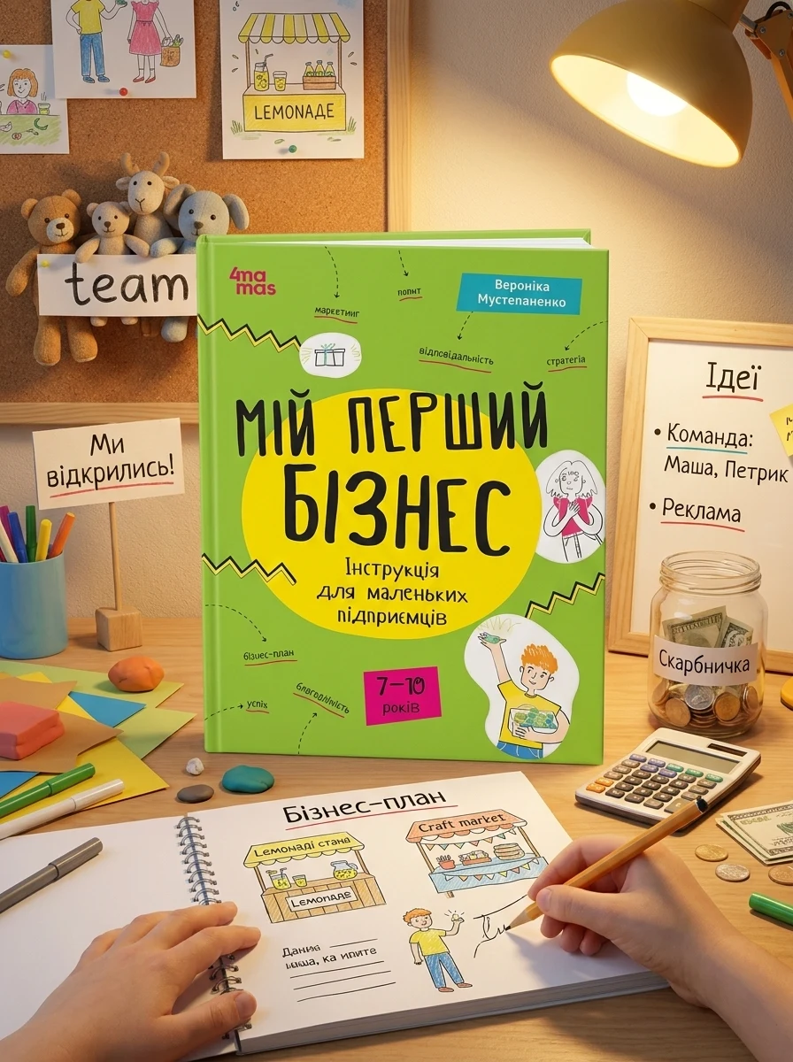 Мій перший бізнес. Інструкція для маленьких підприємців. 7-10 років — Пізнавальні книги для дітей