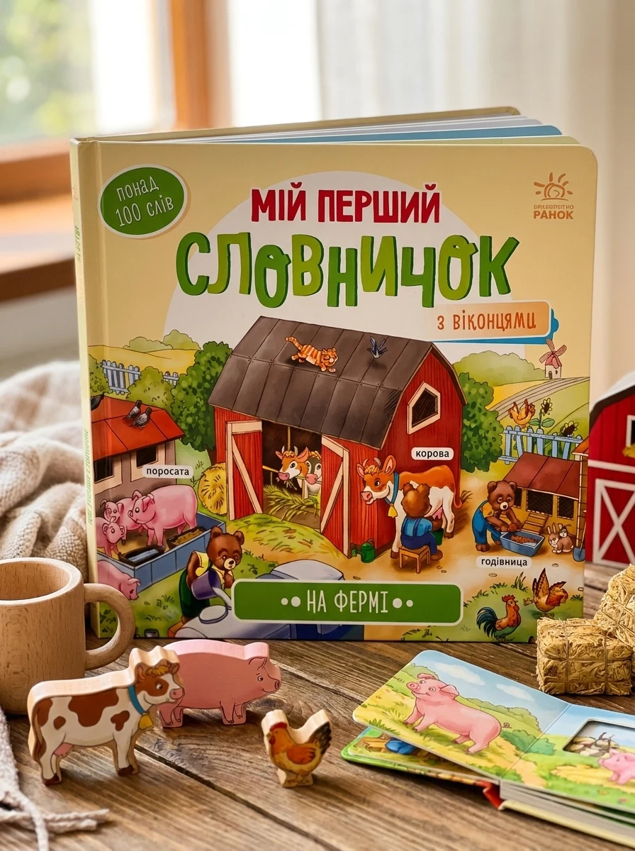 Мій перший словничок. На фермі — Вімельбухи