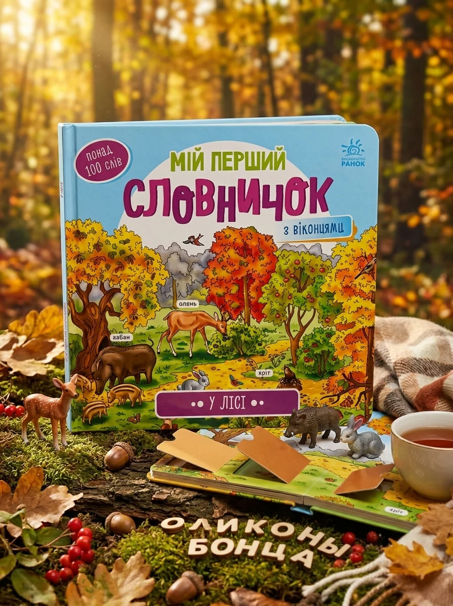 Мій перший словничок. У лісі — Розвивальні книги
