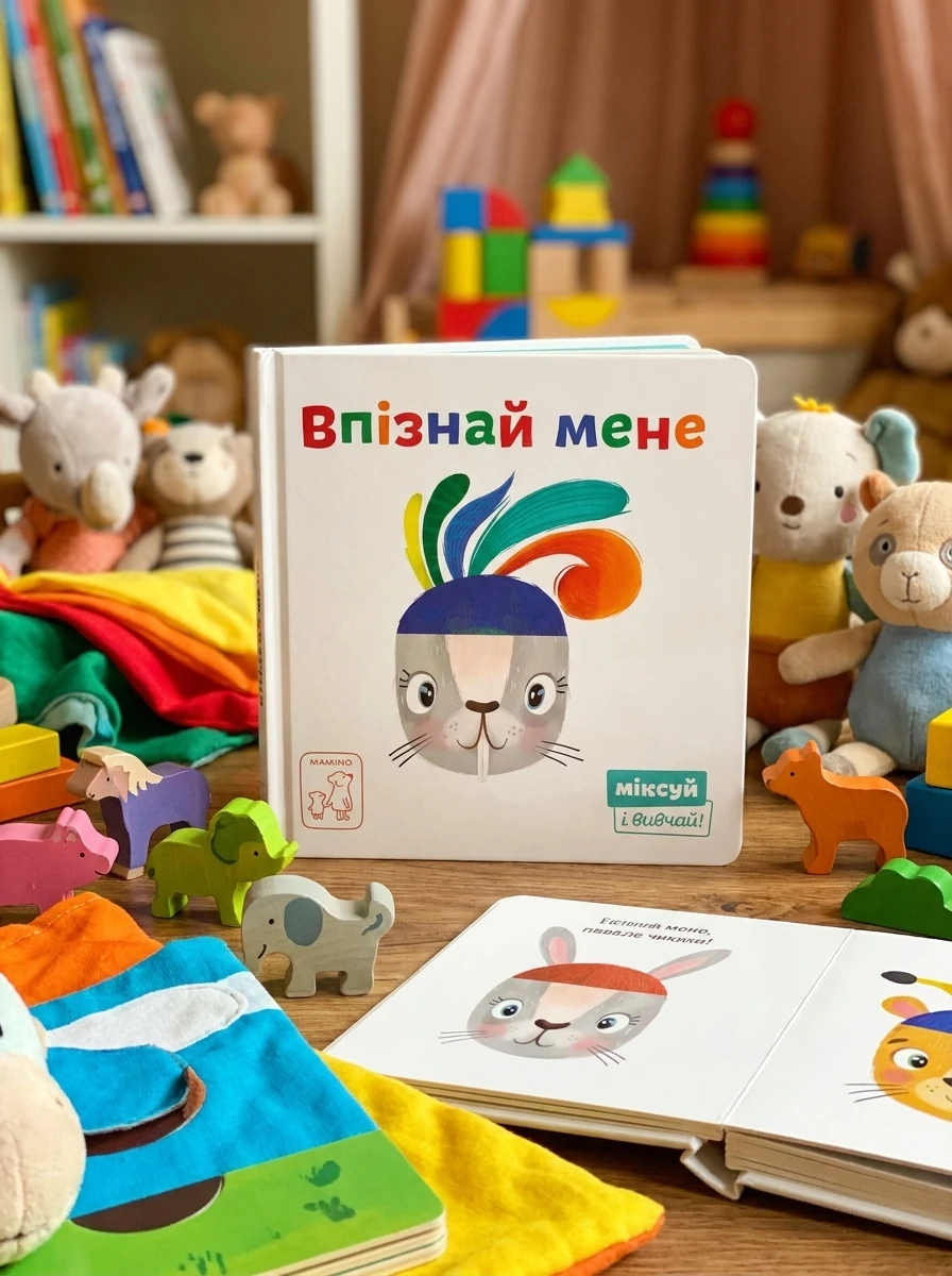 Міксуй і вивчай. Впізнай мене — Книги для малят