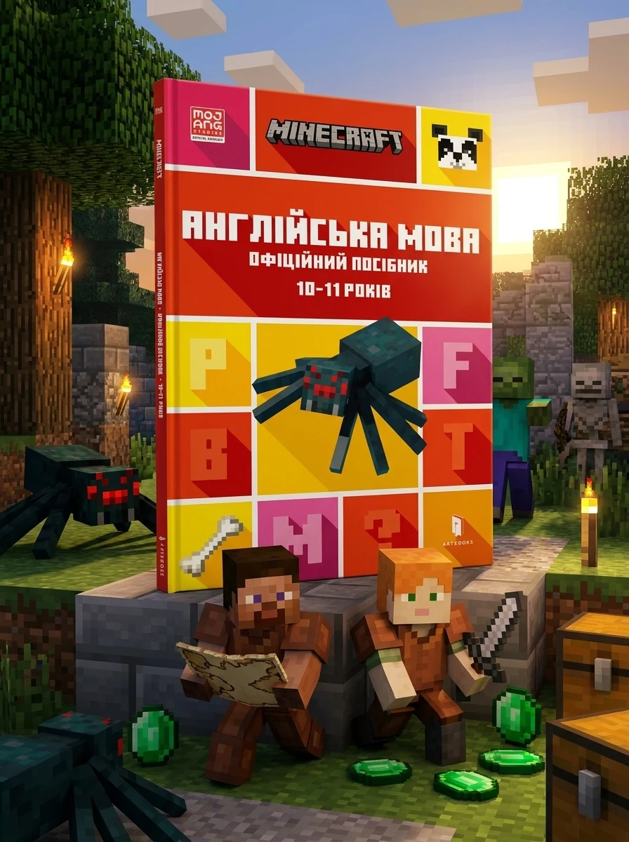 Minecraft. Англійська мова. Офіційний посібник. 10-11 років — фото 2