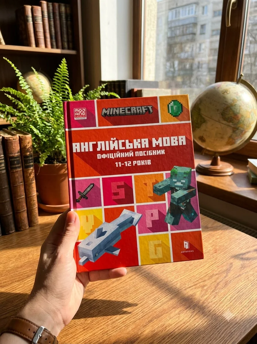 Minecraft. Англійська мова. Офіційний посібник. 11-12 років — Розвивальні книги