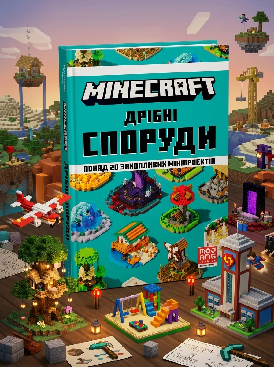 Minecraft. Дрiбнi споруди та захованi скарби | купити книгу онлайн