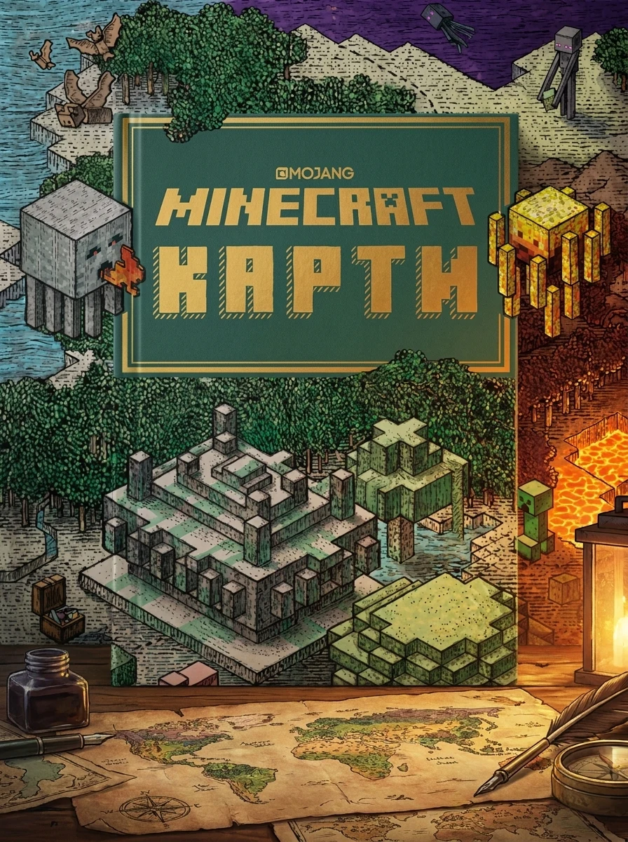 Minecraft. Карти — Дитячі енциклопедії