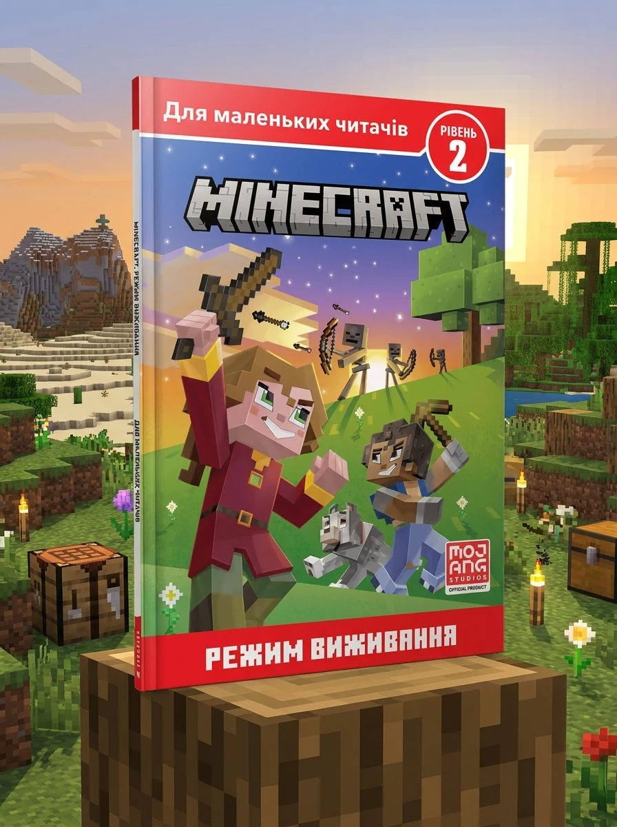 Minecraft. Режим виживання. Рівень 2 — Розвивальні книги