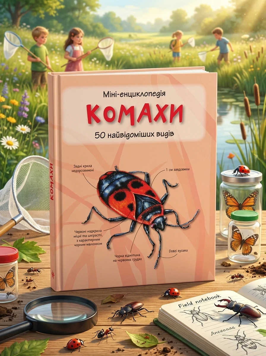 Міні-енциклопедія. Комахи. 50 найвідоміших видів — Дитячі енциклопедії