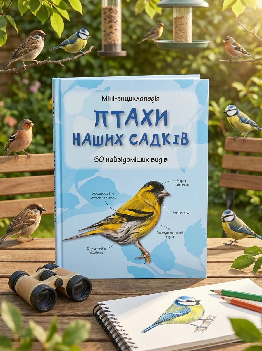 Міні-енциклопедія. Птахи наших садків. 50 найвідоміших видів — фото 2