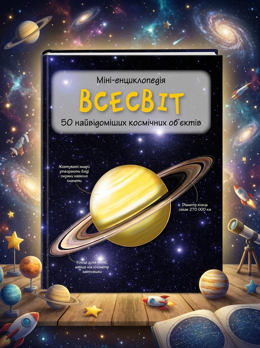 Міні-енциклопедія. Всесвіт. 50 найвідоміших космічних об'єктів | купити книгу онлайн
