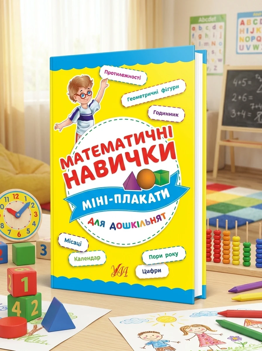 Міні-плакати для дошкільнят. Математичні навички — Розвивальні книги