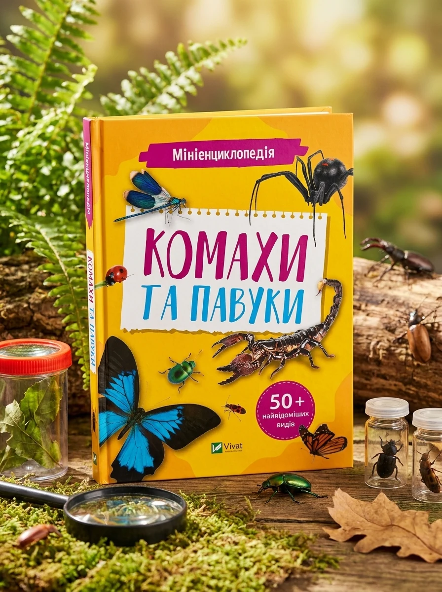 Мініенциклопедія. Комахи та павуки | купити книгу онлайн