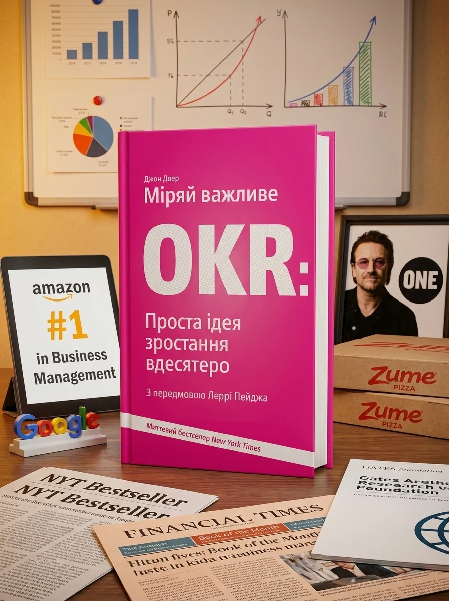 Міряй важливе. OKR. Проста ідея зростання вдесятеро — Менеджмент