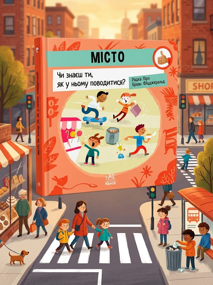 Місто: Чи знаєш ти, як у ньому поводитися? — Пізнавальні книги для дітей