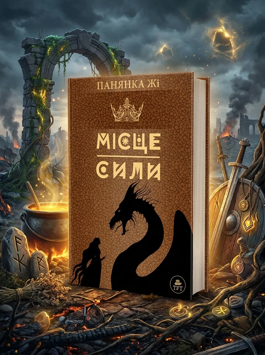 Місце сили — коричнева обкладинка — Підліткове фентезі